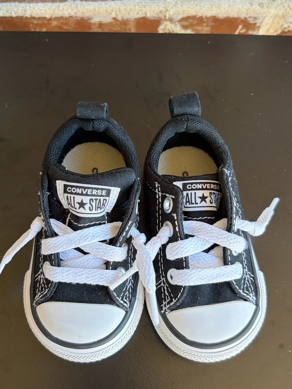 Converse Kids' Chuck Taylor All Star Low Top Sneakers Black Size 3